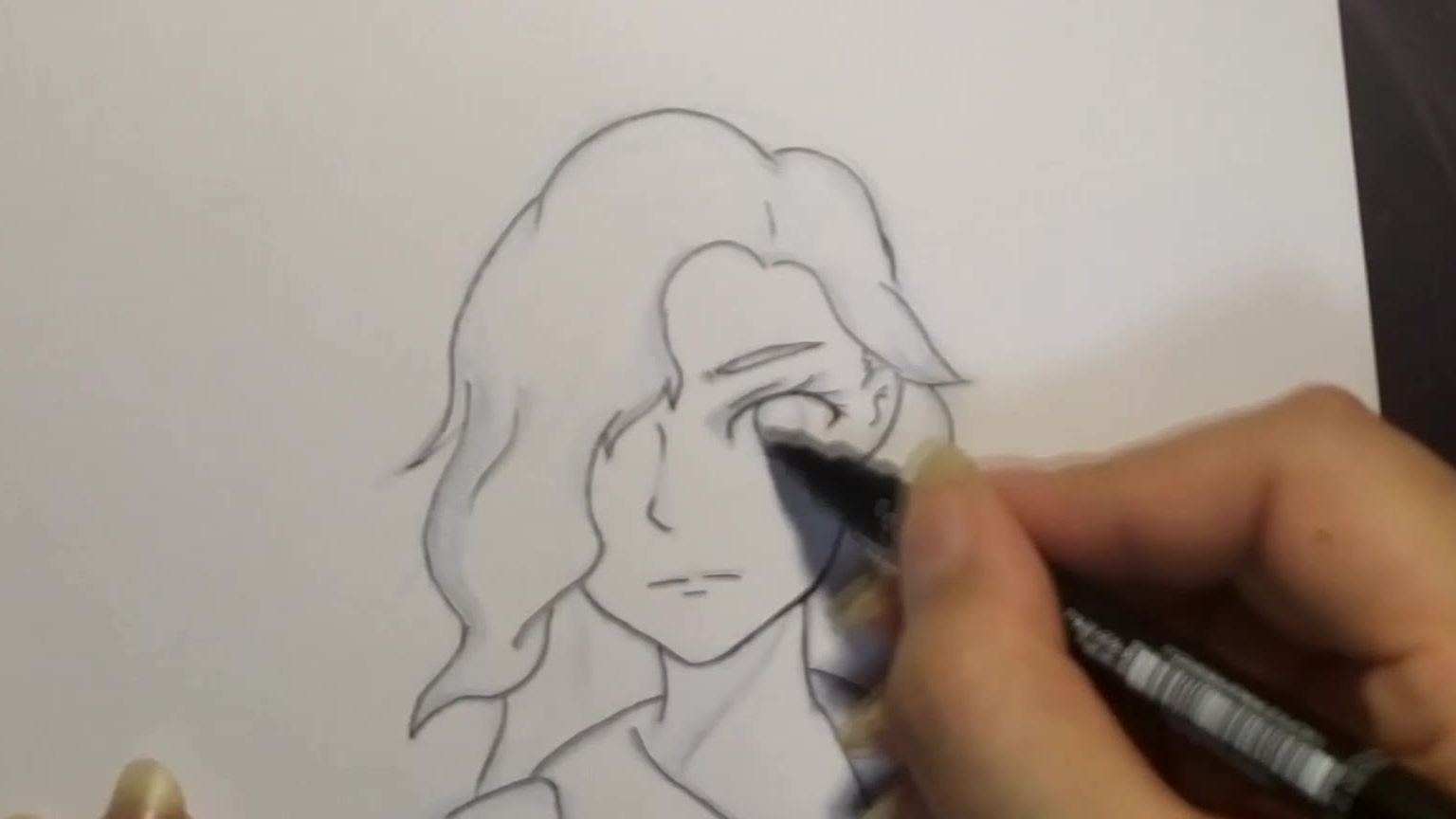 【随意画画】我一直蛮喜欢这种发型的,她叫什么呢?